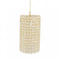 Gold Crystal Hanging Lamp