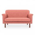 In Vogue 2 Seater Sofa: Peach, Fabric