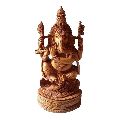 Decorative Wooden Ganesh Statue