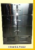 Silver Automatic Pull Door New Electricity 220V Other 6 door stainless steel freezer