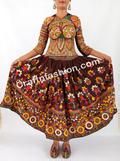 Indian Hand Embroidered Rabari Girl\'s Skirt