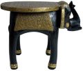 12 Inches Wooden Elephant Stool
