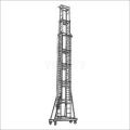 Aluminium Telescopic Tower Ladder