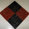 Red Jesper & Black Tumbled Tiles