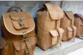 Light Brown Leather Backpack Bags