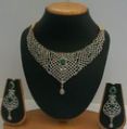 Cubic Zirconia American Diamond Necklace - 10