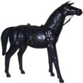 Leather Animal Horse Standing - 3017