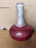 Allium cepa style glass vase