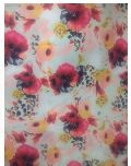 Polyester Georgette Floral Print Fabric