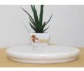 Round White Marble Rolling Board,