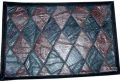 Stitched Variant Design Leather Door Mat