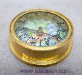 Antique Nautical Open Pocket Compass