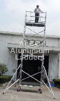 Aluminium Single Width Mobile Tower