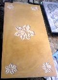 Yellow Inlay Table Tops