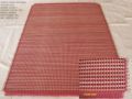 Lengo Red Woven Wooden Rugs