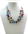 Glass Beads Necklace Nl 2105