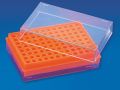 Polycarbonate / Polypropylene Orange New Pcr Tube Rack