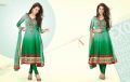 Bright Green Designer Heavy Embroidered Salwar Kameez
