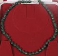 Green Aventurine (mica) Round Beads Necklace
