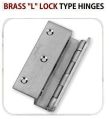 Brass L Lock Type Hinges