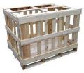 Rectangular White wooden crates