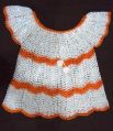 Cotton All colours Crocheted Full Sleeves Half Sleeves Sleeveless BALAJI- CROCHET Crochet Lace Baby Dress
