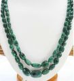 Emerald Tumbled Necklace