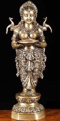 Brass Laxmi Mata Statue