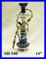 Hookah Glass Blue 1 Pipe
