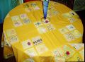Yellow Round Table Cover