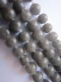 Gray Jade Round Beads