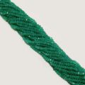 Green Onyx faceted beads strand