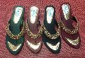 Ladies Party Wear Flat Slippers
