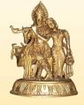 Brass Handicraft Item (Cow Krishna Radha)