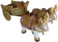 Handicrafts Wooden Bullock Cart for gift