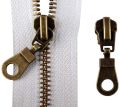 Antique Brass Zipper