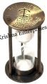 antique brass sand timer