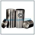 Brushed Aluminum Canisters